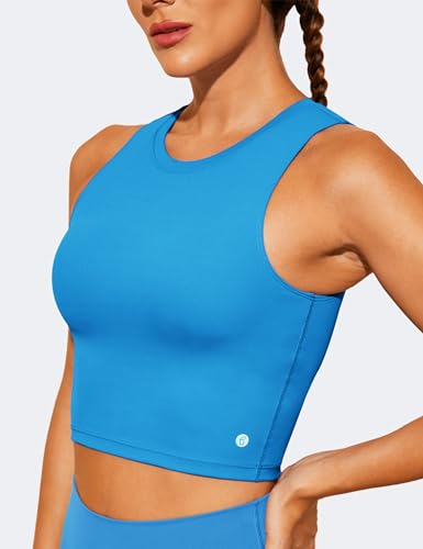 Natural Feelings Nudi Sports Bras for Women Removable Padded Yoga Tank Tops Sleeveless Fitness Workout Crop Tops