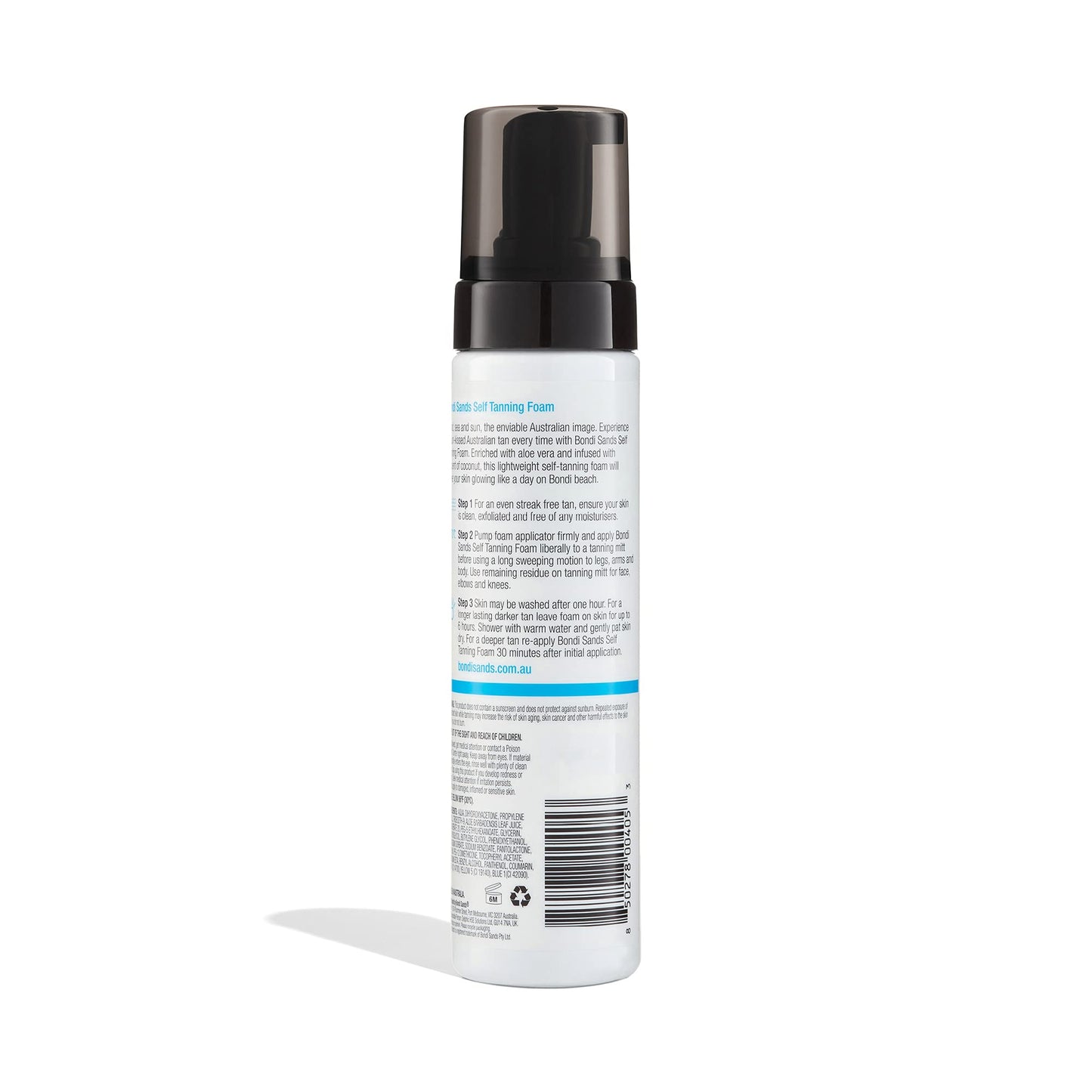 Bondi Sands Self Tanning Foam | Lightweight, Self-Tanner Foam Enriched with Aloe Vera and Coconut Provides an Even, Streak-Free Tan
