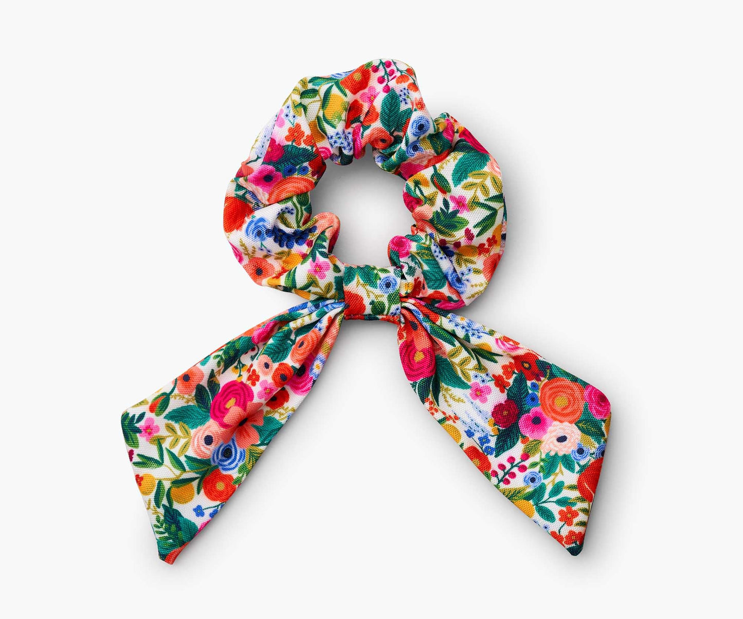RIFLE PAPER CO. Garden Party Knotted Fabric Headband | Signature Bright Floral Pattern, Top Off Your Outfit. Covered Plastic Band Durable for Everyday Use (Gift for Mom, Teen, Girl)