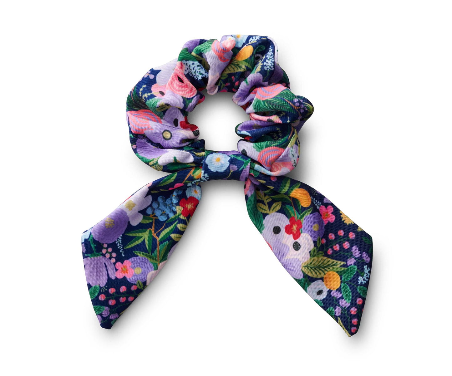RIFLE PAPER CO. Garden Party Knotted Fabric Headband | Signature Bright Floral Pattern, Top Off Your Outfit. Covered Plastic Band Durable for Everyday Use (Gift for Mom, Teen, Girl)