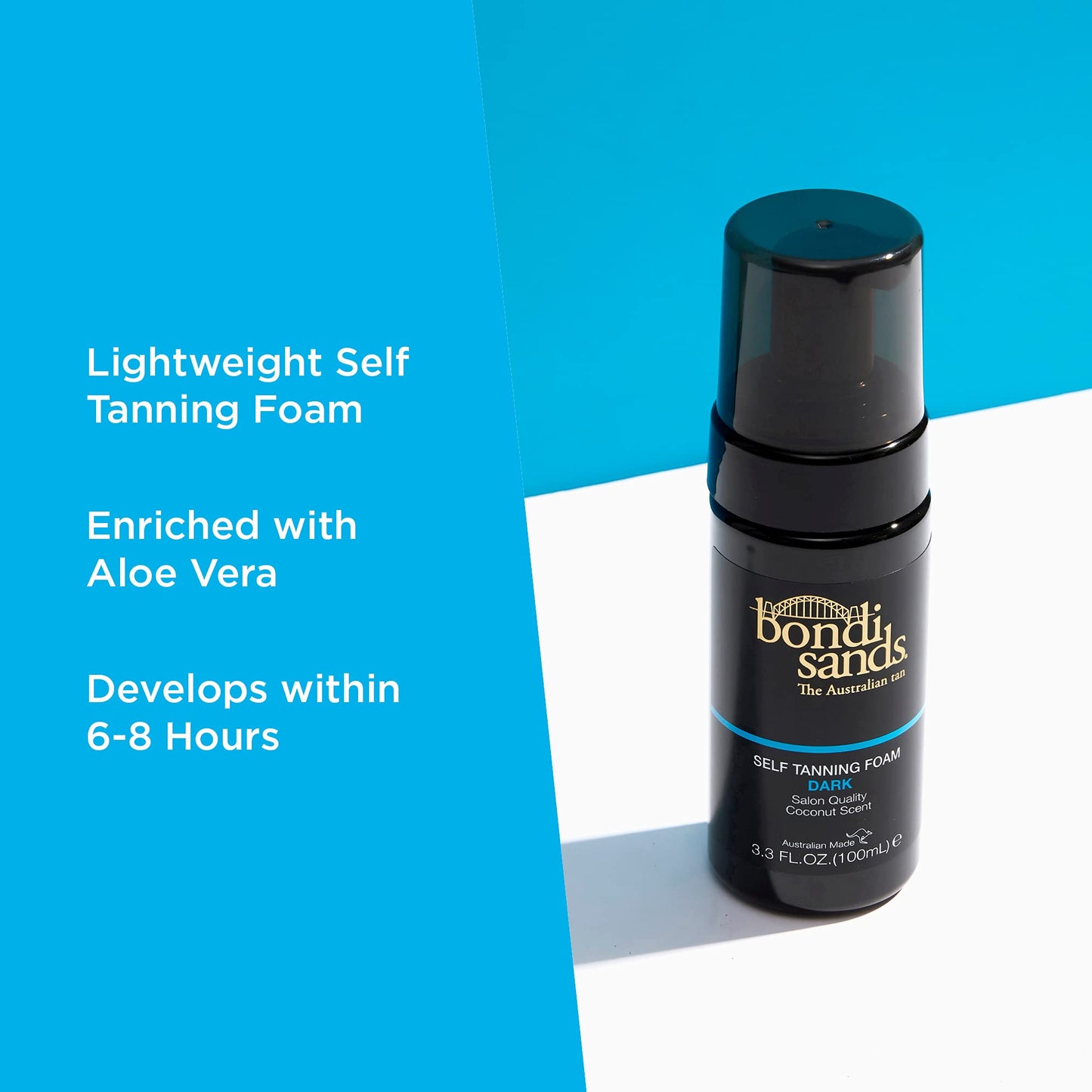 Bondi Sands Self Tanning Foam | Lightweight, Self-Tanner Foam Enriched with Aloe Vera and Coconut Provides an Even, Streak-Free Tan