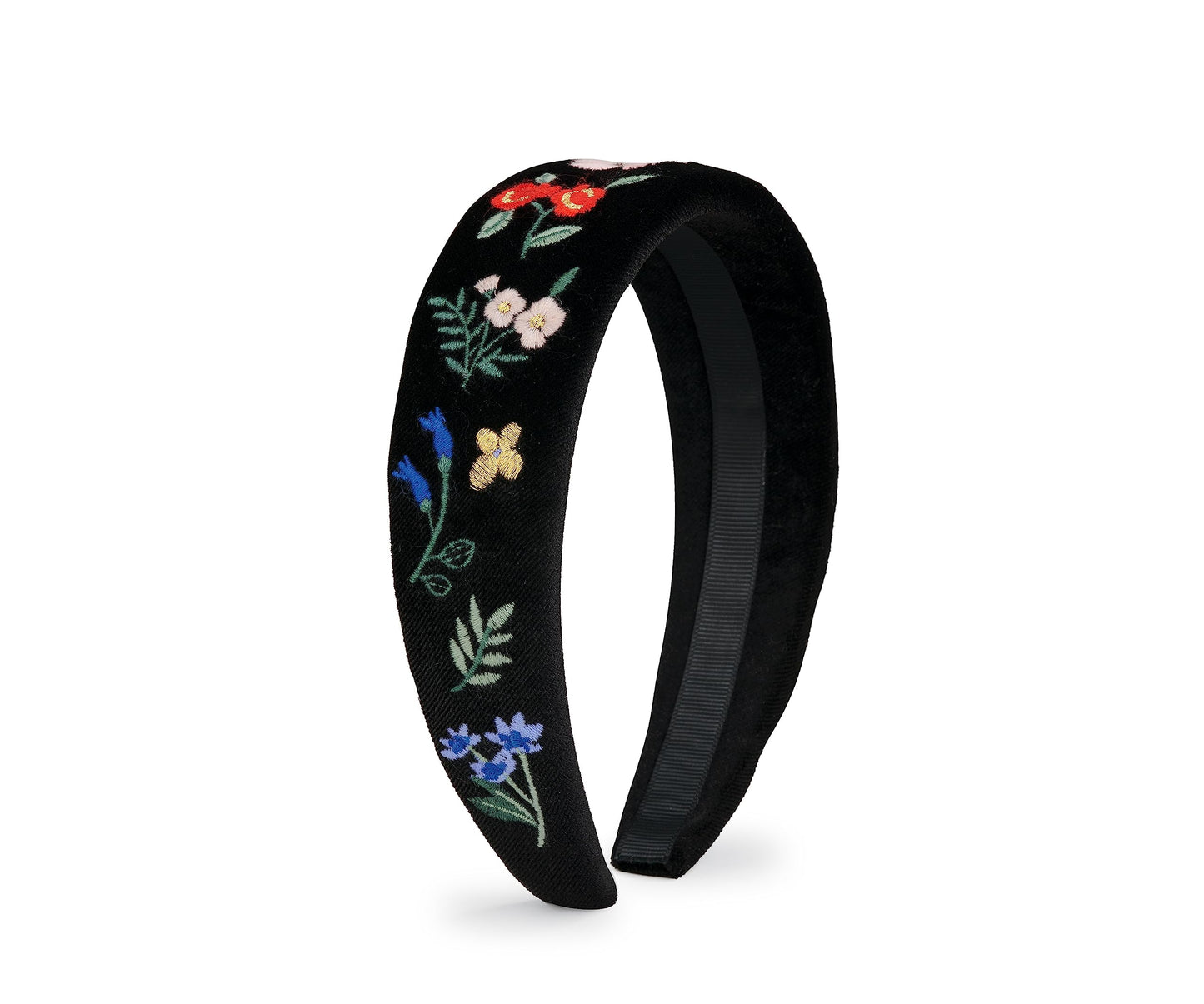 RIFLE PAPER CO. Garden Party Knotted Fabric Headband | Signature Bright Floral Pattern, Top Off Your Outfit. Covered Plastic Band Durable for Everyday Use (Gift for Mom, Teen, Girl)
