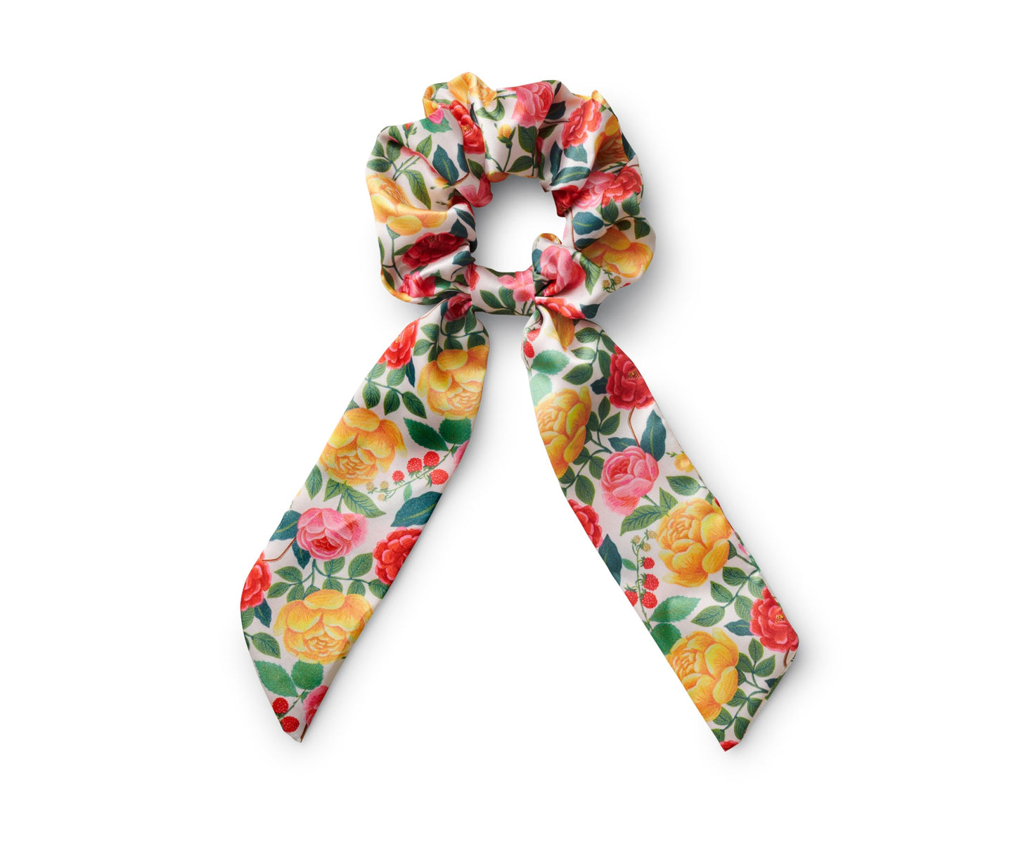 RIFLE PAPER CO. Garden Party Knotted Fabric Headband | Signature Bright Floral Pattern, Top Off Your Outfit. Covered Plastic Band Durable for Everyday Use (Gift for Mom, Teen, Girl)
